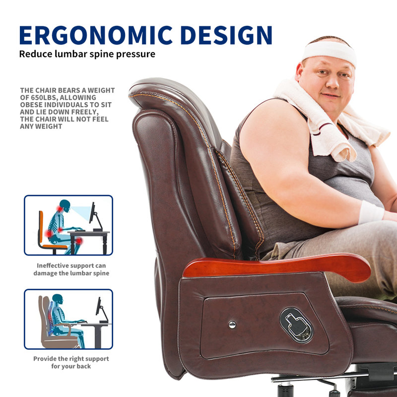Kinnls Jones Ergonomic Massage Executive Chair Reviews Wayfair